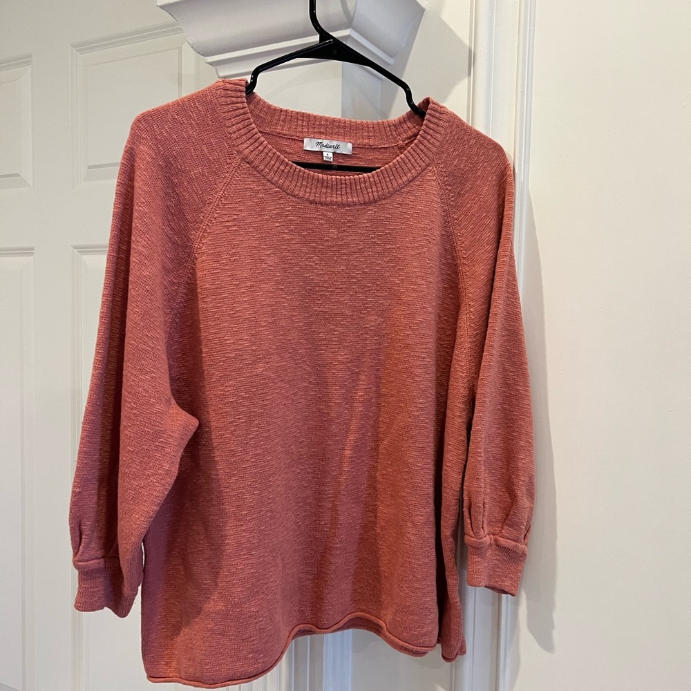 Madewell mid sleeve sweater top